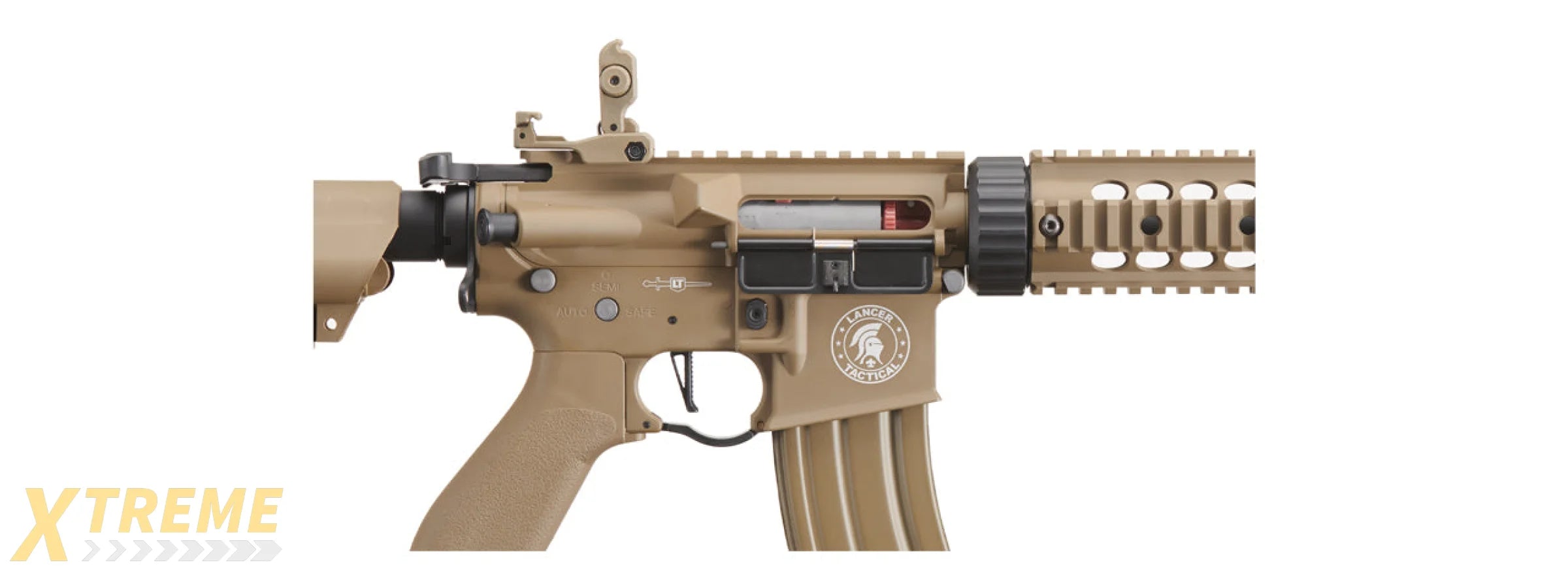 Lancer Tactical Gen 2 10 Keymod M4 Carbine Airsoft AEG Rifle (Color: Tan)