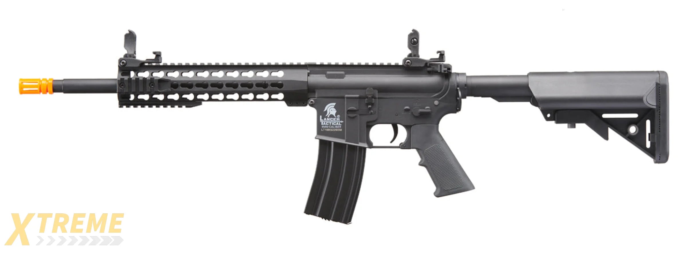 Lancer Tactical Gen 2 10 Keymod M4 Carbine Airsoft AEG Rifle (Color: Black)