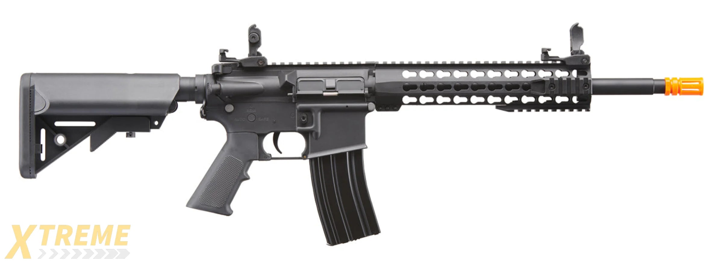 Lancer Tactical Gen 2 10 Keymod M4 Carbine Airsoft AEG Rifle (Color: Black)