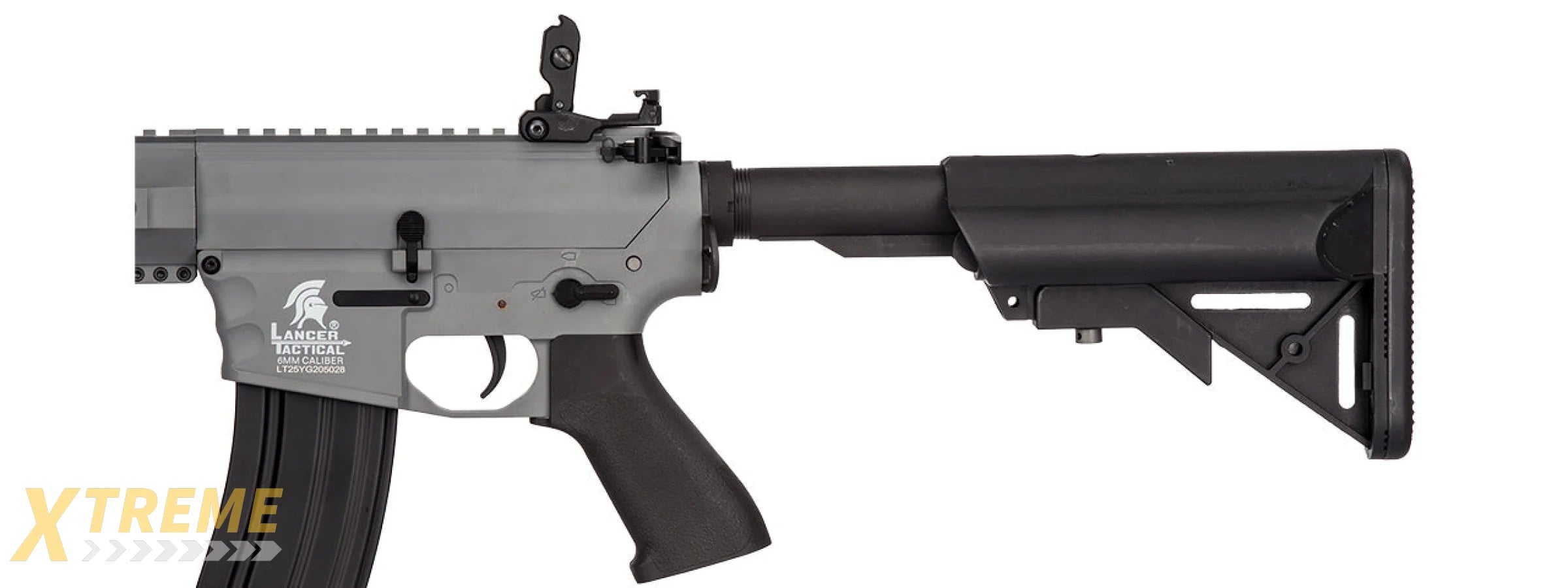 Lancer Tactical Gen 2 10 KeyMod M4 Evo Airsoft AEG Rifle - Gray (Battery and Charger Included)