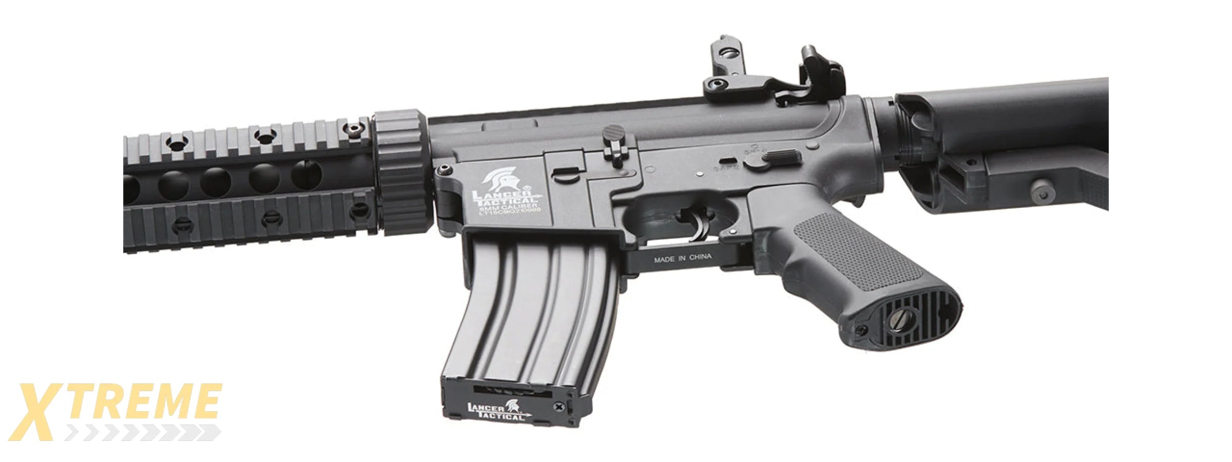 Lancer Tactical Gen 2 10" M4 SD Carbine Airsoft AEG Rifle with Mock Suppressor (Color: Black)