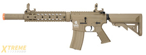 Lancer Tactical Gen 2 10" M4 SD Carbine Airsoft AEG Rifle with Mock Suppressor (Color: Tan)