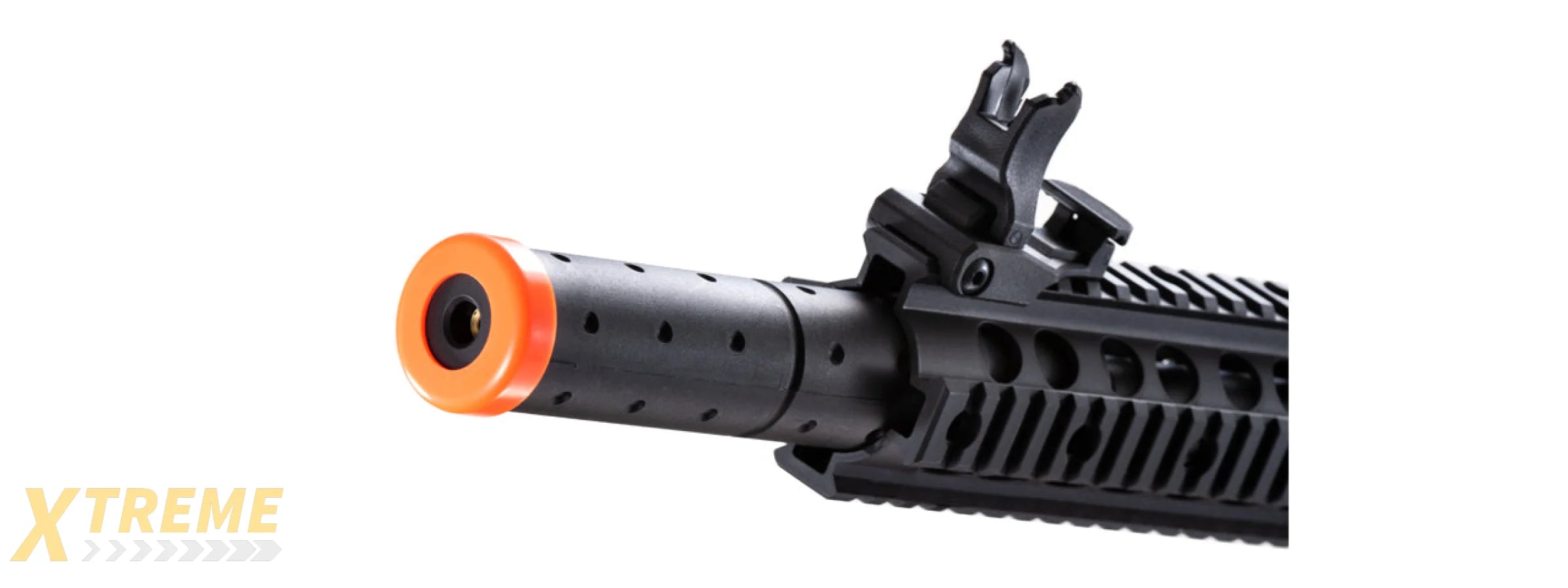 Lancer Tactical Gen 2 M4 SD Carbine Airsoft AEG Rifle with Mock Suppressor (Color: Black)