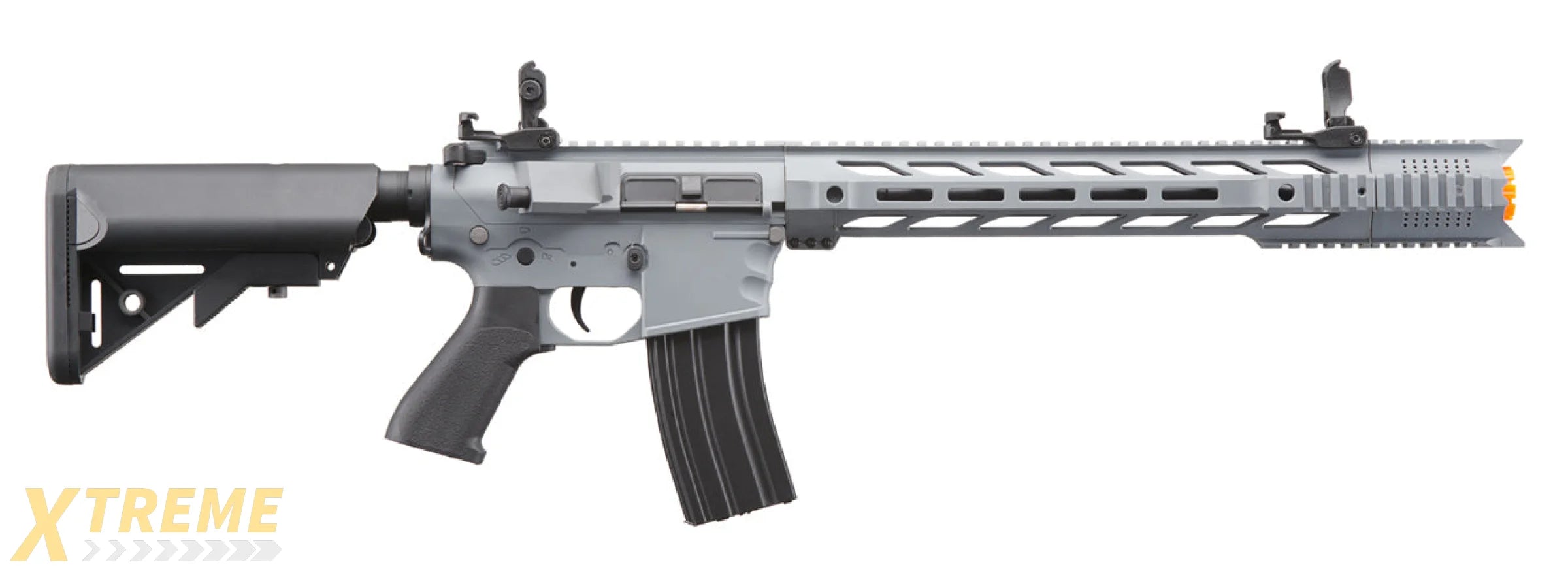 Lancer Tactical Gen 2 SPR Interceptor Airsoft AEG Rifle (Color: Gray)