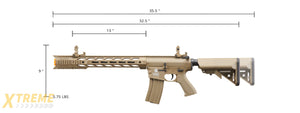 Lancer Tactical Gen 2 SPR Interceptor Airsoft AEG Rifle (Color: Tan)