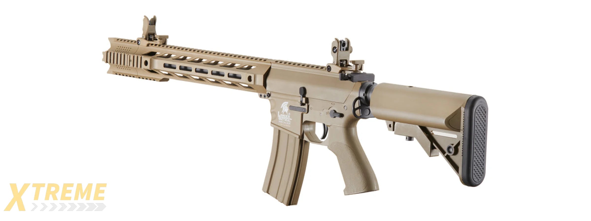 Lancer Tactical Gen 2 SPR Interceptor Airsoft AEG Rifle (Color: Tan)