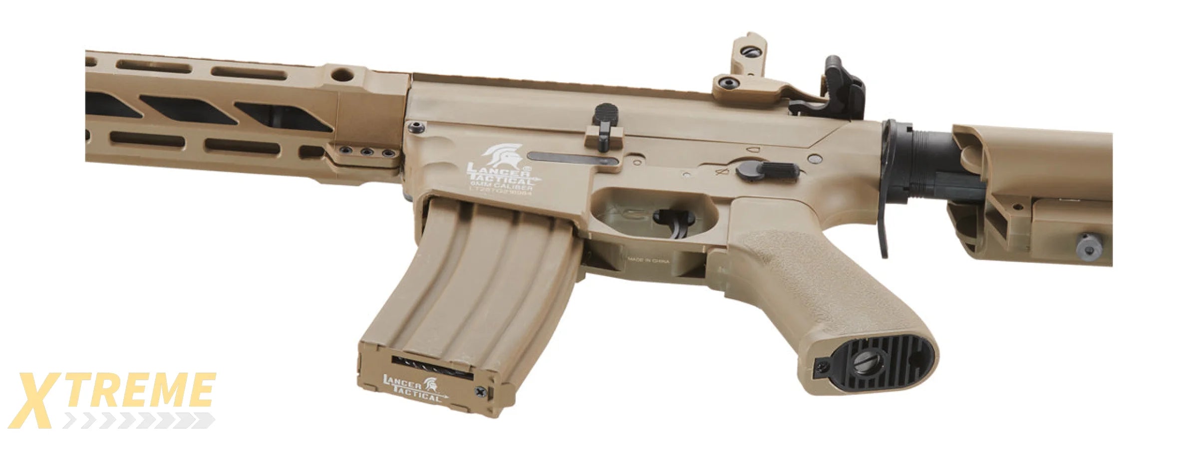 Lancer Tactical Gen 2 SPR Interceptor Airsoft AEG Rifle (Color: Tan)
