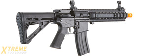 Lancer Tactical Gen 4 L119A2 M4/M16 Full Metal Airsoft Rifle - (Black)