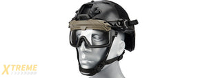 Lancer Tactical Helmet Safety Goggles [Clear Lens] (FOLIAGE)