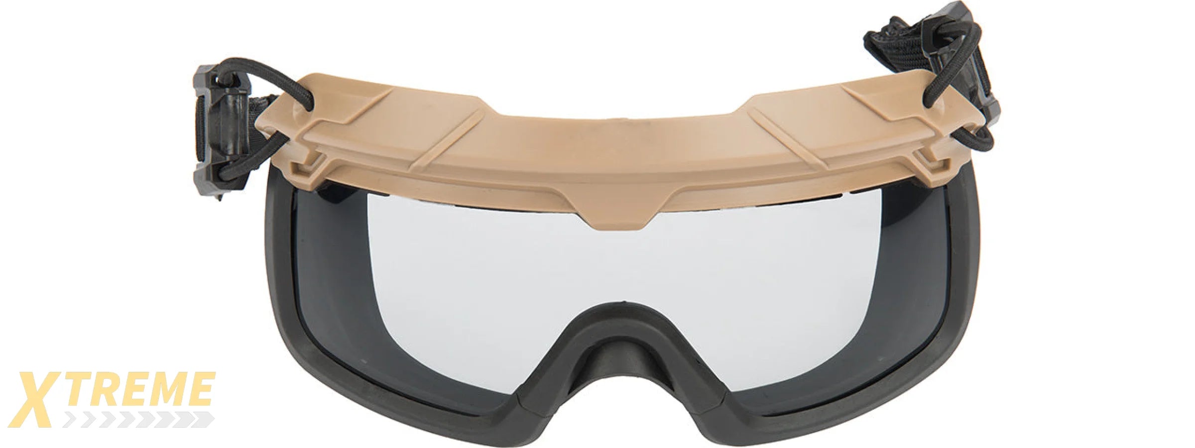 Lancer Tactical Helmet Safety Goggles [Clear Lens] (TAN)