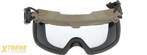 Lancer Tactical Helmet Safety Goggles [Clear Lens] (FOLIAGE)