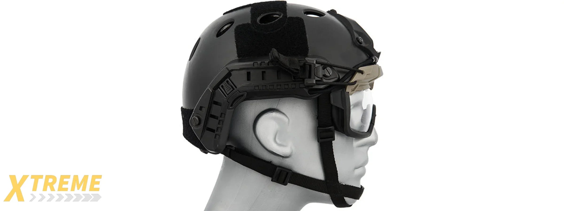 Lancer Tactical Helmet Safety Goggles [Clear Lens] (FOLIAGE)