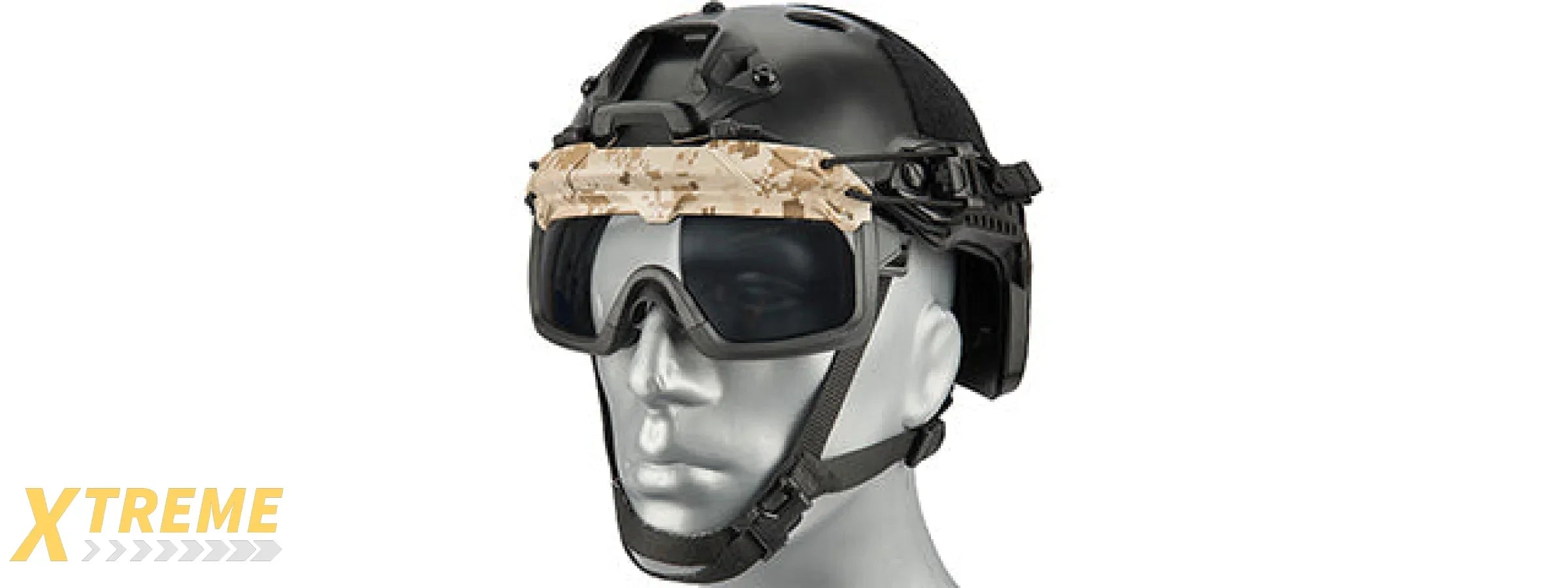 Lancer Tactical Helmet Safety Goggles [Smoke Lens] (AOR1)