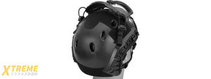 Lancer Tactical Helmet Safety Goggles [Clear Lens] (BLACK)