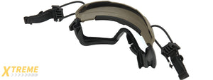 Lancer Tactical Helmet Safety Goggles [Clear Lens] (FOLIAGE)