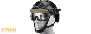 Lancer Tactical Helmet Safety Goggles [Clear Lens] (FOLIAGE)