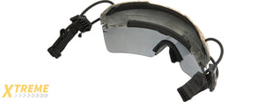 Lancer Tactical Helmet Safety Goggles [Smoke Lens] (AOR1)