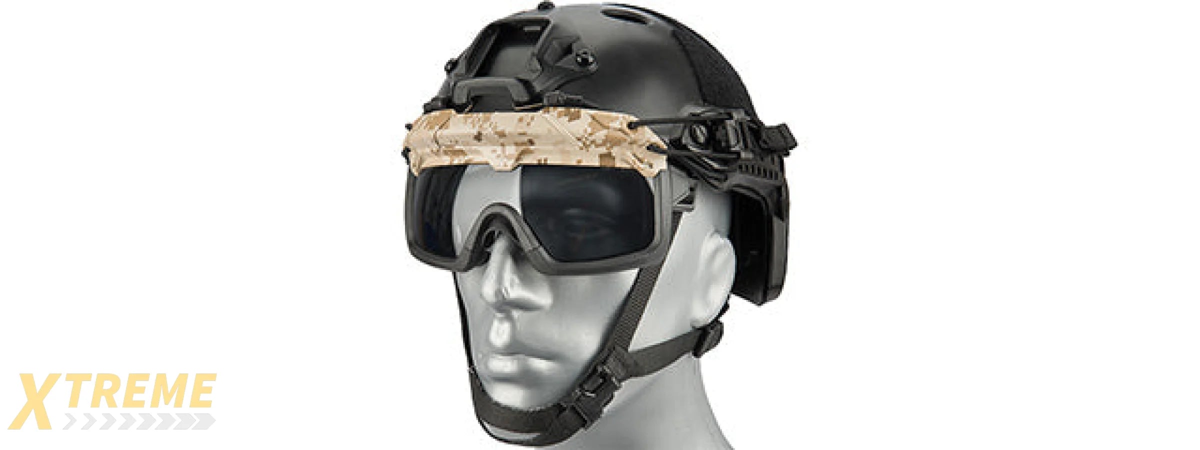 Lancer Tactical Helmet Safety Goggles [Smoke Lens] (AOR1)