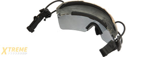 Lancer Tactical Helmet Safety Goggles [Smoke Lens] (AOR1)