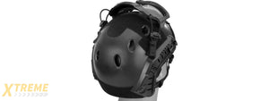 Lancer Tactical Helmet Safety Goggles [Smoke Lens] (BLACK)