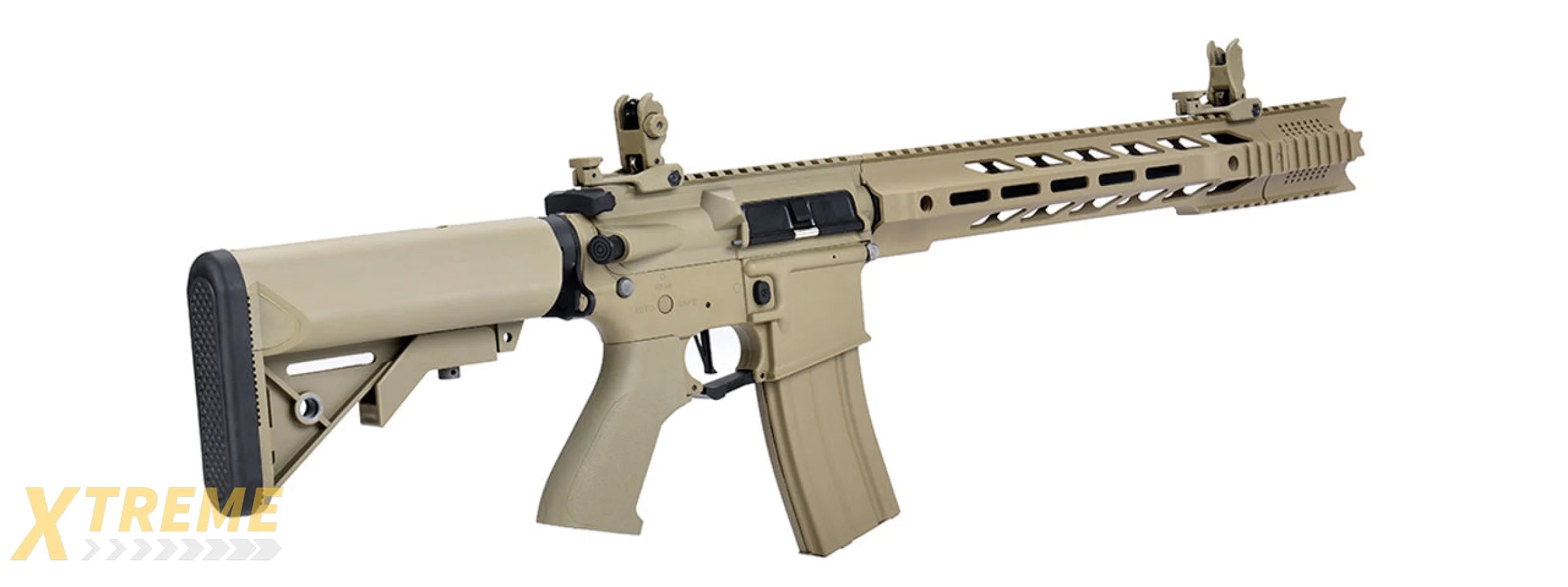 Lancer Tactical Hybrid Gen 2 SPR Interceptor Airsoft AEG Rifle (Color: Tan)