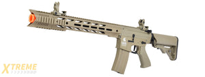 Lancer Tactical Hybrid Gen 2 SPR Interceptor Airsoft AEG Rifle (Color: Tan)