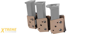 Lancer Tactical IPSC Open Class Competition Triple Magazine Pouch (TAN)