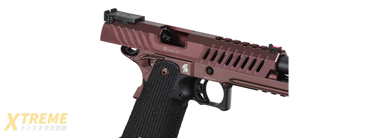 Lancer Tactical Knightshade Hi-Capa Gas Blowback Airsoft Pistol (Color: Black & Bronze)