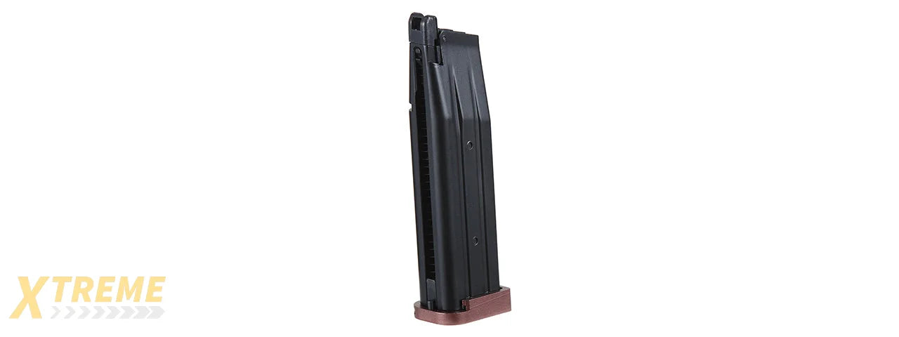 Lancer Tactical Knightshade Hi-Capa Gas Blowback Airsoft Pistol (Color: Black & Bronze)