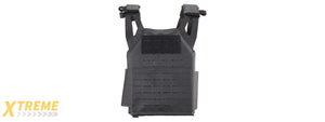 Lancer Tactical Laser Cut MOLLE Plate Carrier - (Black)