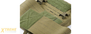 Lancer Tactical Laser Cut MOLLE Plate Carrier - (OD Green)
