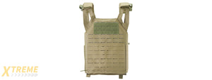 Lancer Tactical Laser Cut MOLLE Plate Carrier - (OD Green)