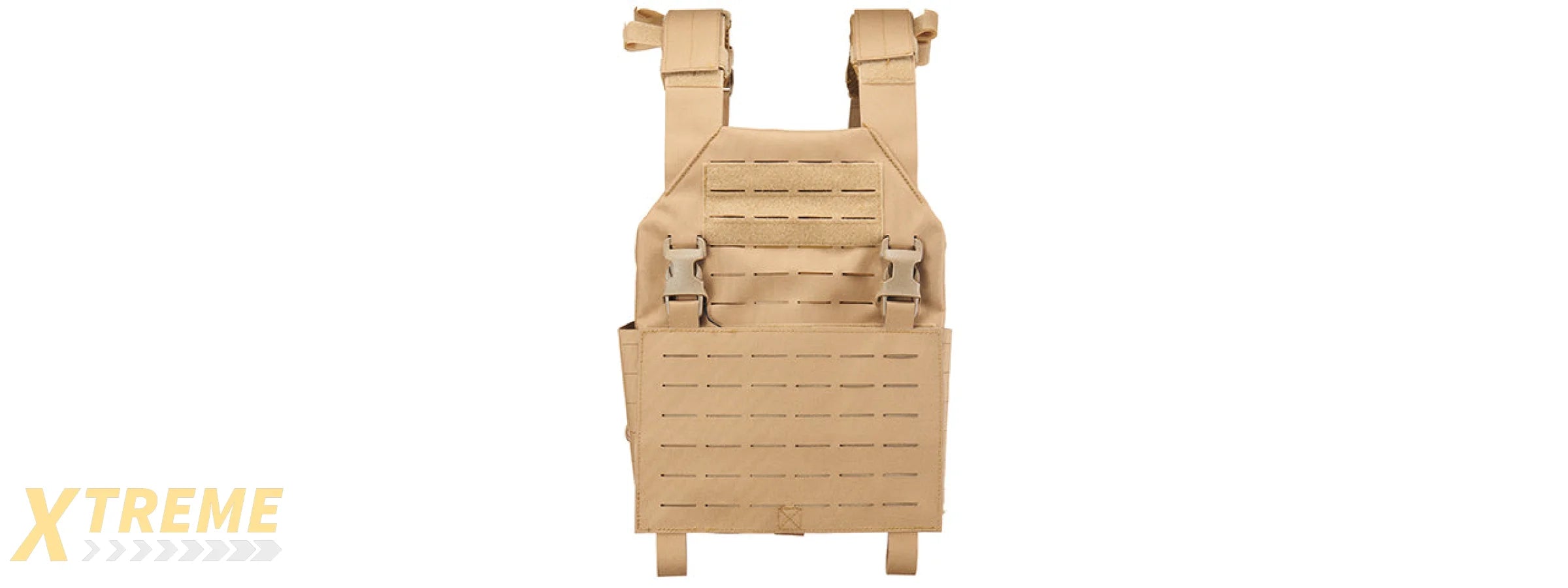 Lancer Tactical Laser Cut Plate Carrier - (Khaki)