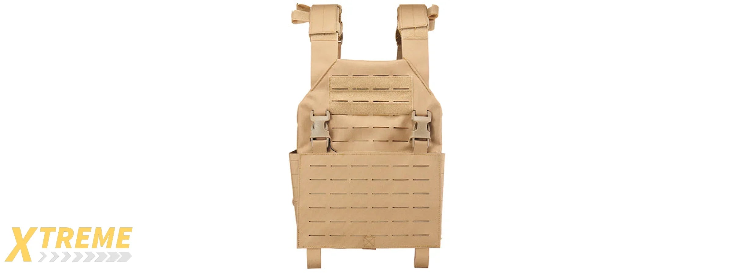 Lancer Tactical Laser Cut Plate Carrier - (Khaki)