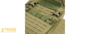 Lancer Tactical Laser Cut Plate Carrier - (OD Green)
