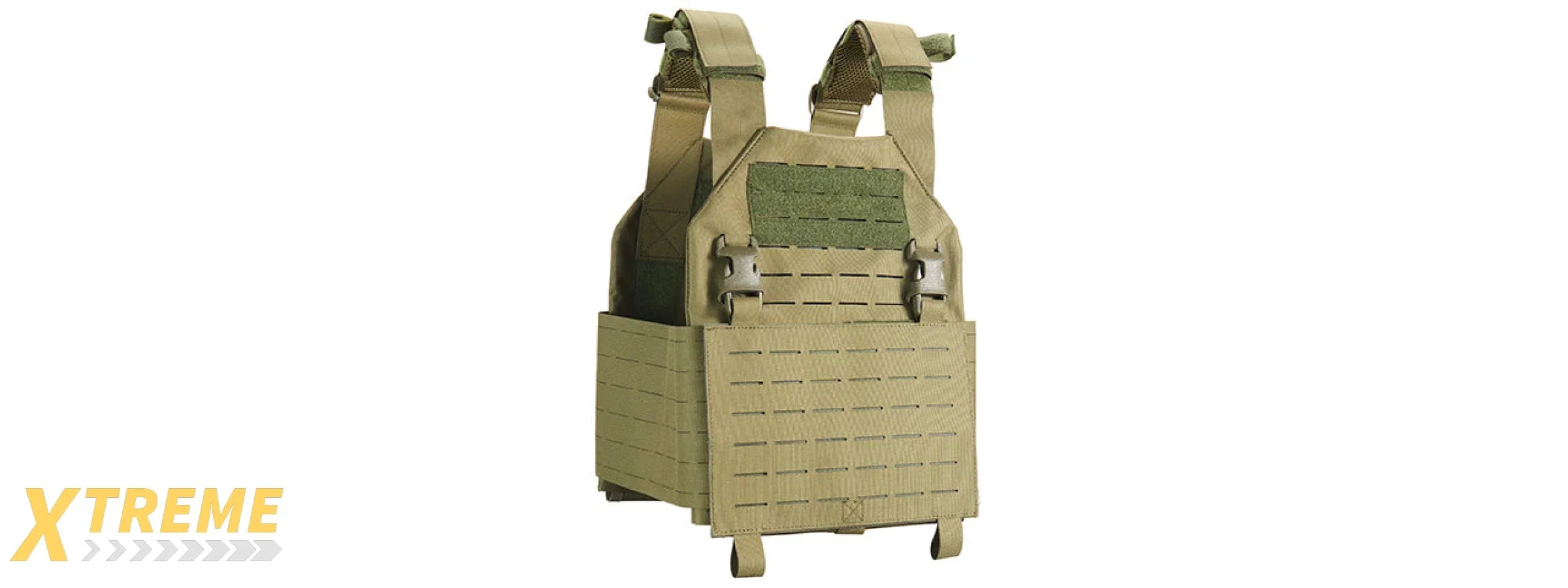 Lancer Tactical Laser Cut Plate Carrier - (OD Green)