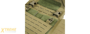 Lancer Tactical Laser Cut Plate Carrier - (OD Green)