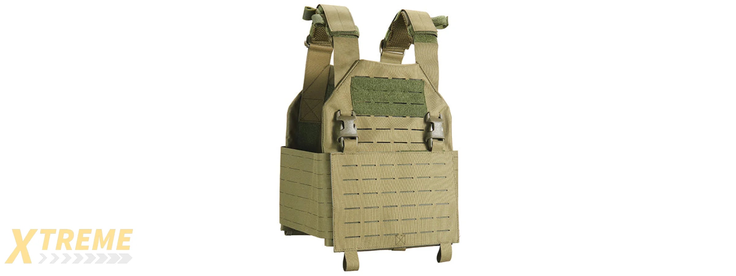 Lancer Tactical Laser Cut Plate Carrier - (OD Green)