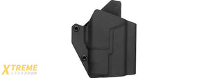 Lancer Tactical Light Bearing Hard Shell Holster for Glock 17 (BLACK)