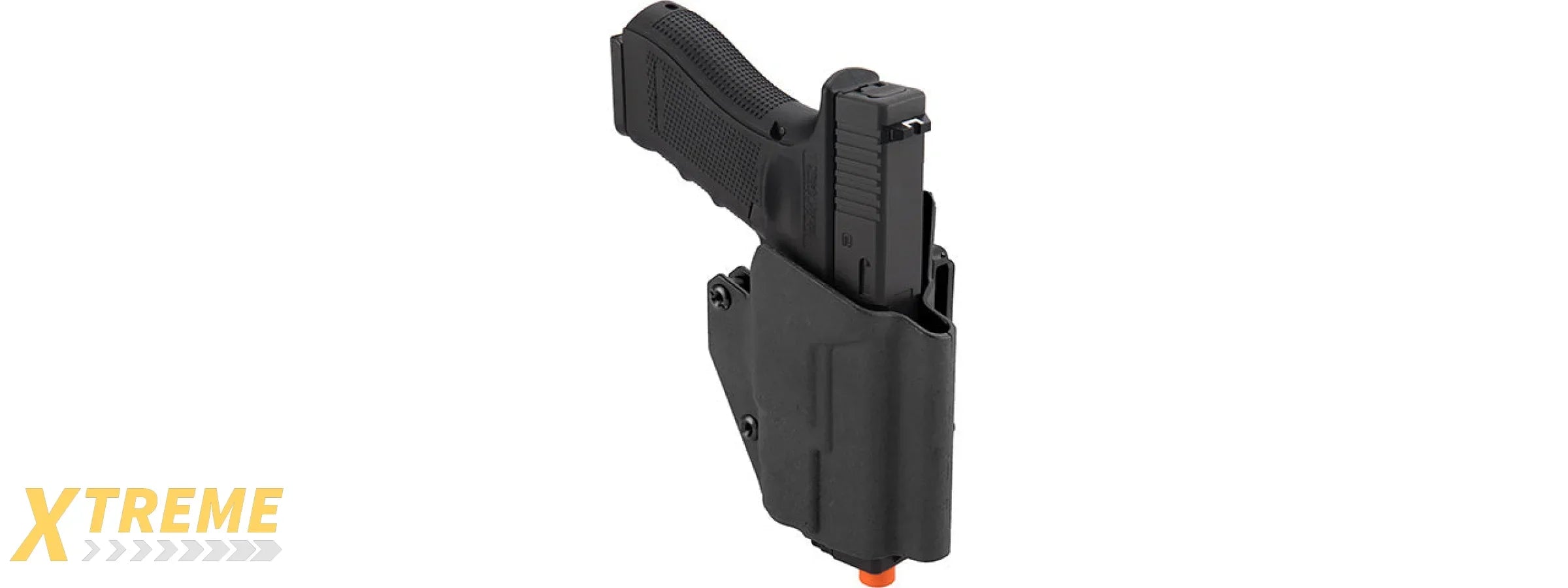 Lancer Tactical Light Bearing Hard Shell Holster for Glock 17 (BLACK)