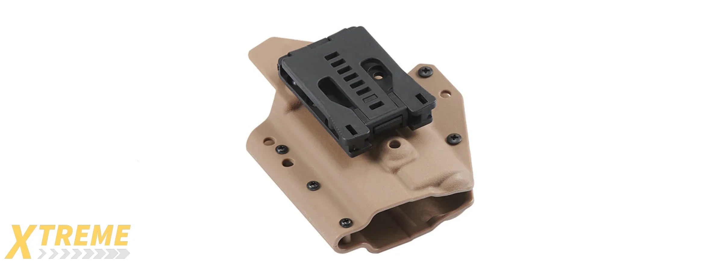 Lancer Tactical Light Bearing Hard Shell Holster for Glock 17 (Tan)