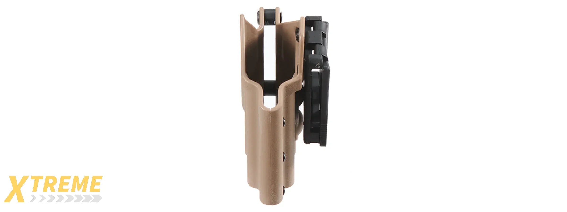 Lancer Tactical Light Bearing Hard Shell Holster for Glock 17 (Tan)