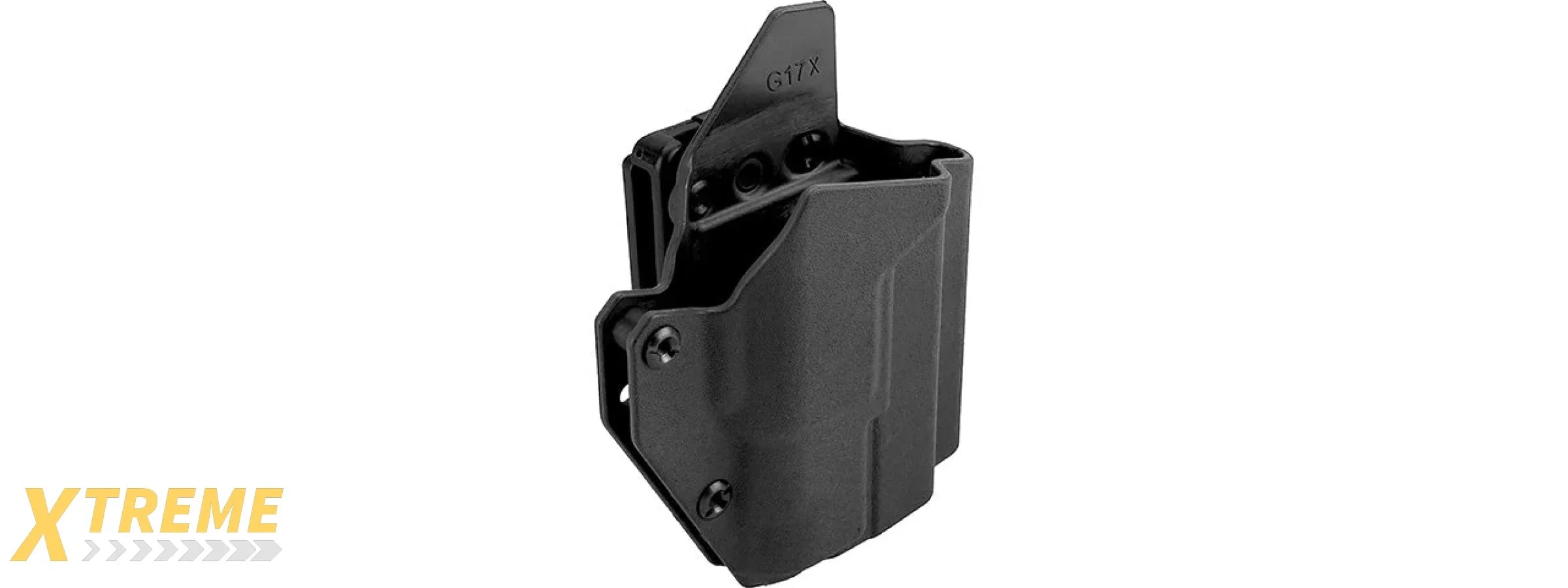 Lancer Tactical Light Bearing Hard Shell Holster for Glock 17 (BLACK)