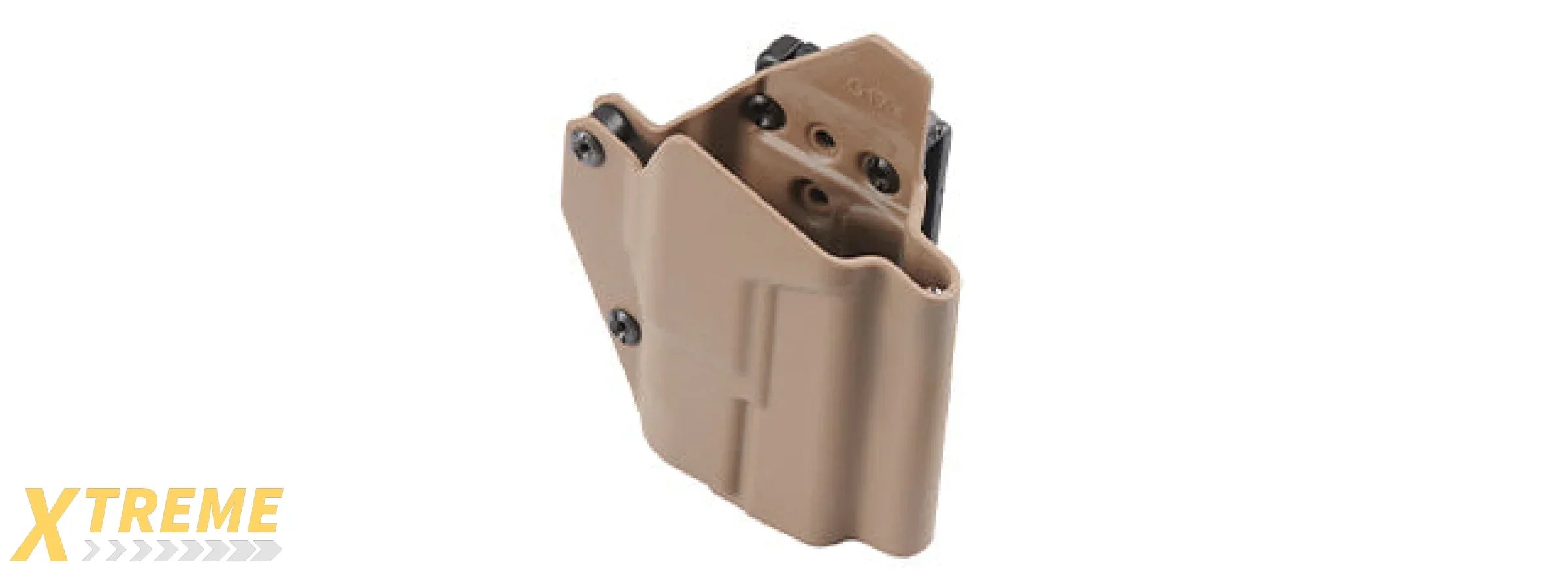 Lancer Tactical Light Bearing Hard Shell Holster for Glock 17 (Tan)