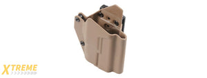 Lancer Tactical Light Bearing Hard Shell Holster for Glock 17 (Tan)