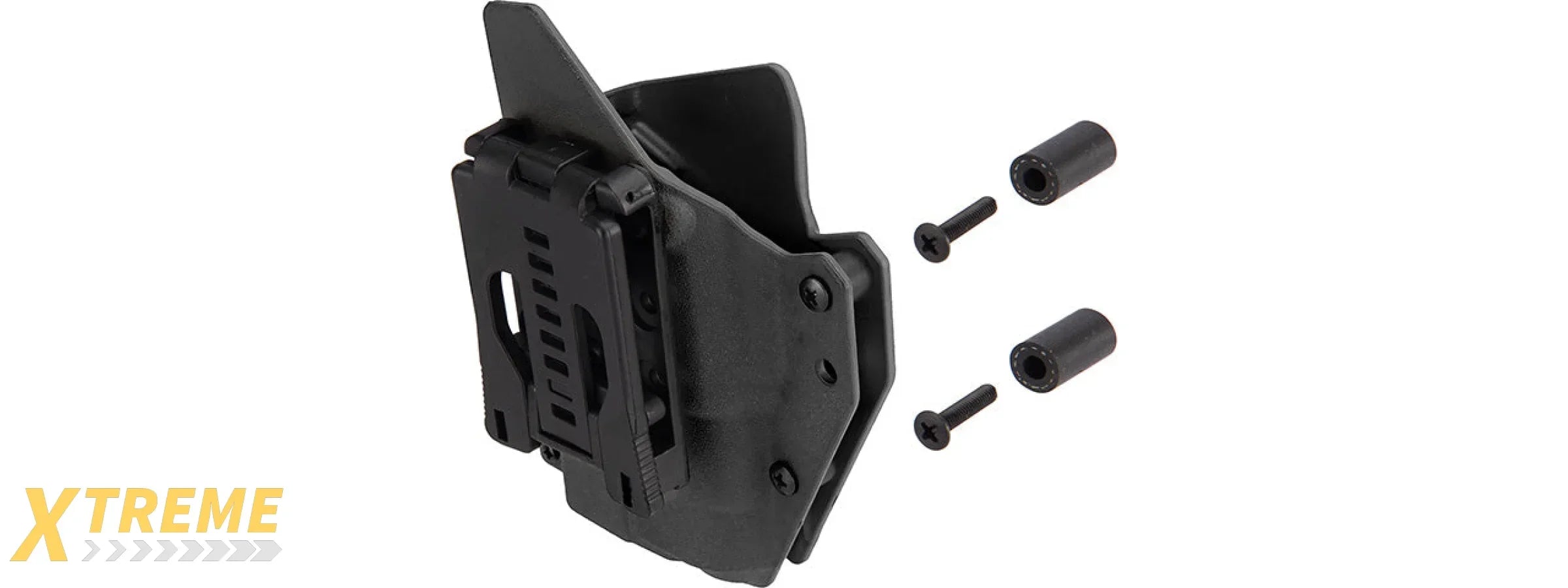 Lancer Tactical Light Bearing Hard Shell Holster for Glock 17 (BLACK)