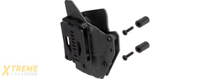 Lancer Tactical Light Bearing Hard Shell Holster for Glock 17 (BLACK)