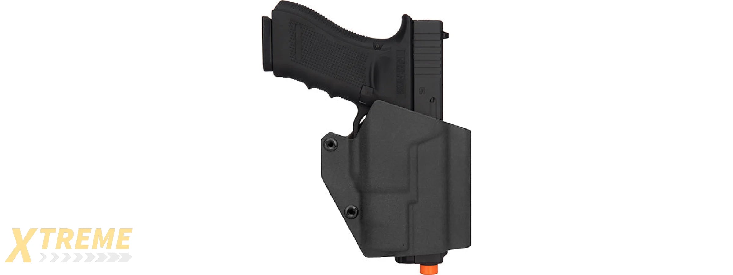 Lancer Tactical Light Bearing Hard Shell Holster for Glock 17 (BLACK)