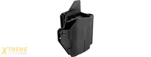 Lancer Tactical Light Bearing Hard Shell Holster for Glock 17 (BLACK)