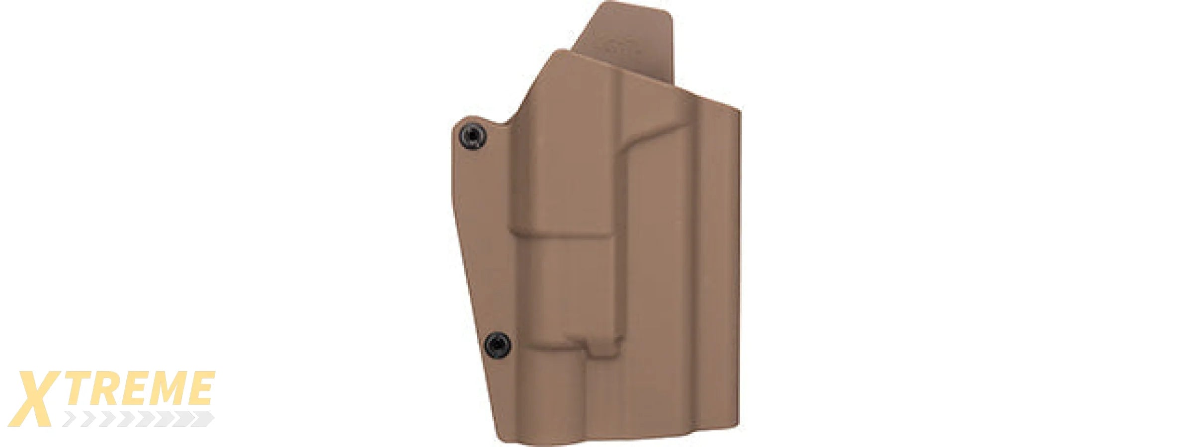 Lancer Tactical Light Bearing Hard Shell Holster for Glock 17 [Large] (TAN)